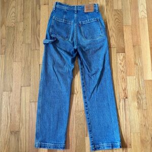 Levi's Ribcage Straight Blue Carpenter Jeans